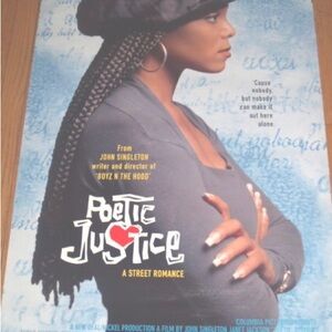 “Poetic Justice” Movie Poster staring Janet Jackson and Tupac Shakur